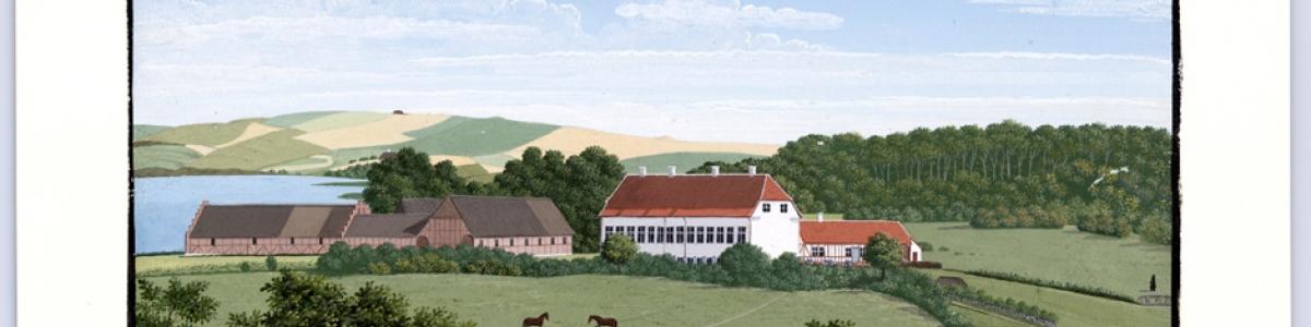 Fussingø Slot- Gouache-Rasmus Kruse