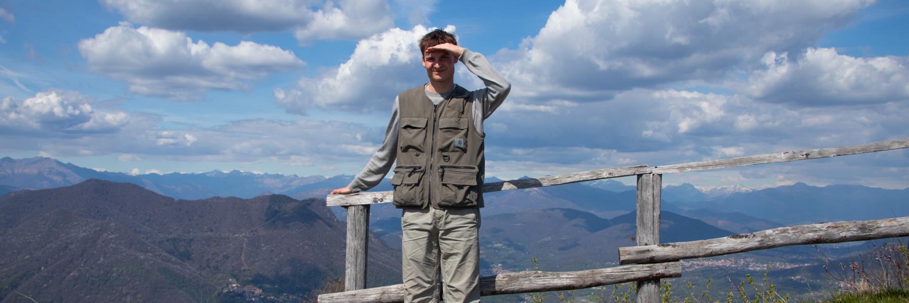 William Kongsgaard i Italien