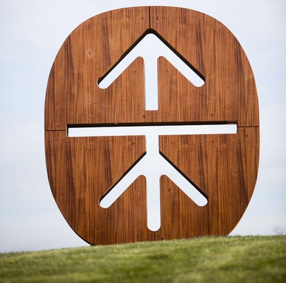 Logoskulptur