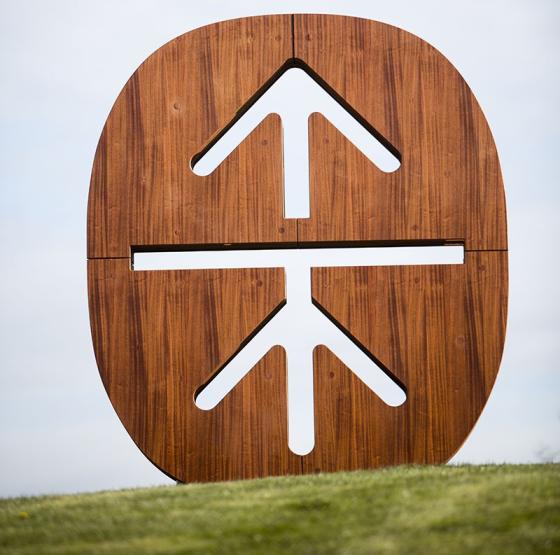 Logoskulptur